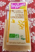 Pâte d'amande citron gingembre