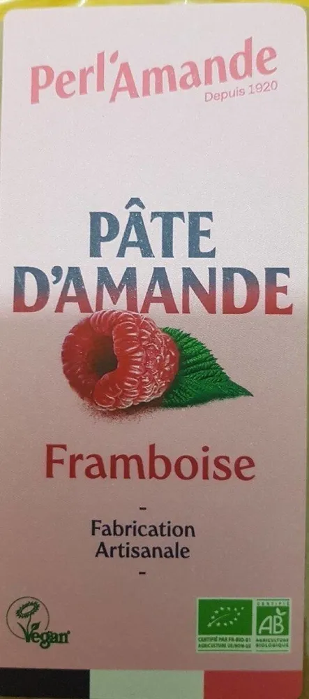 Pâte d'amande Framboise