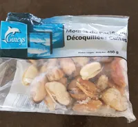 Moules du Pacifique décoquillées cuites
