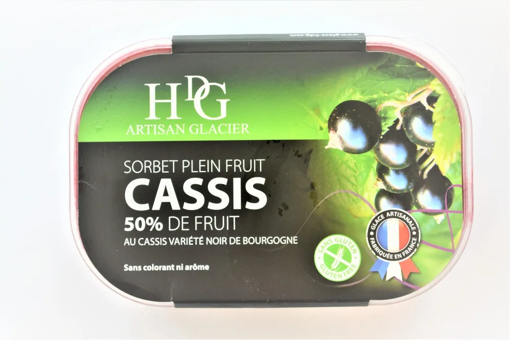 Sorbet cassis