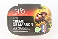 Glace creme marron
