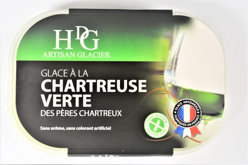 Glace chartreuse