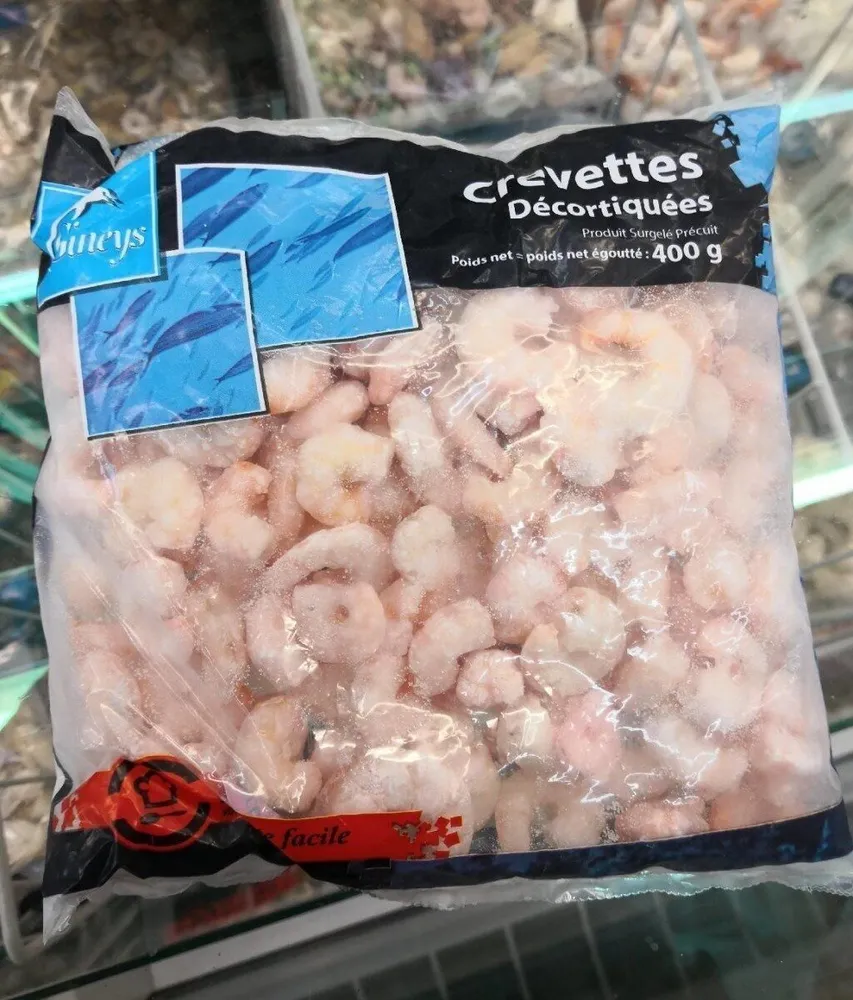 Crevettes décortiquées