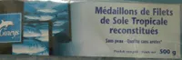 Médaillons de filets de sole tropicale reconstitués