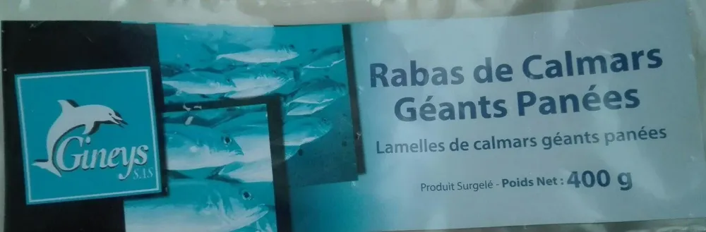 Rabas de calamars geants panés