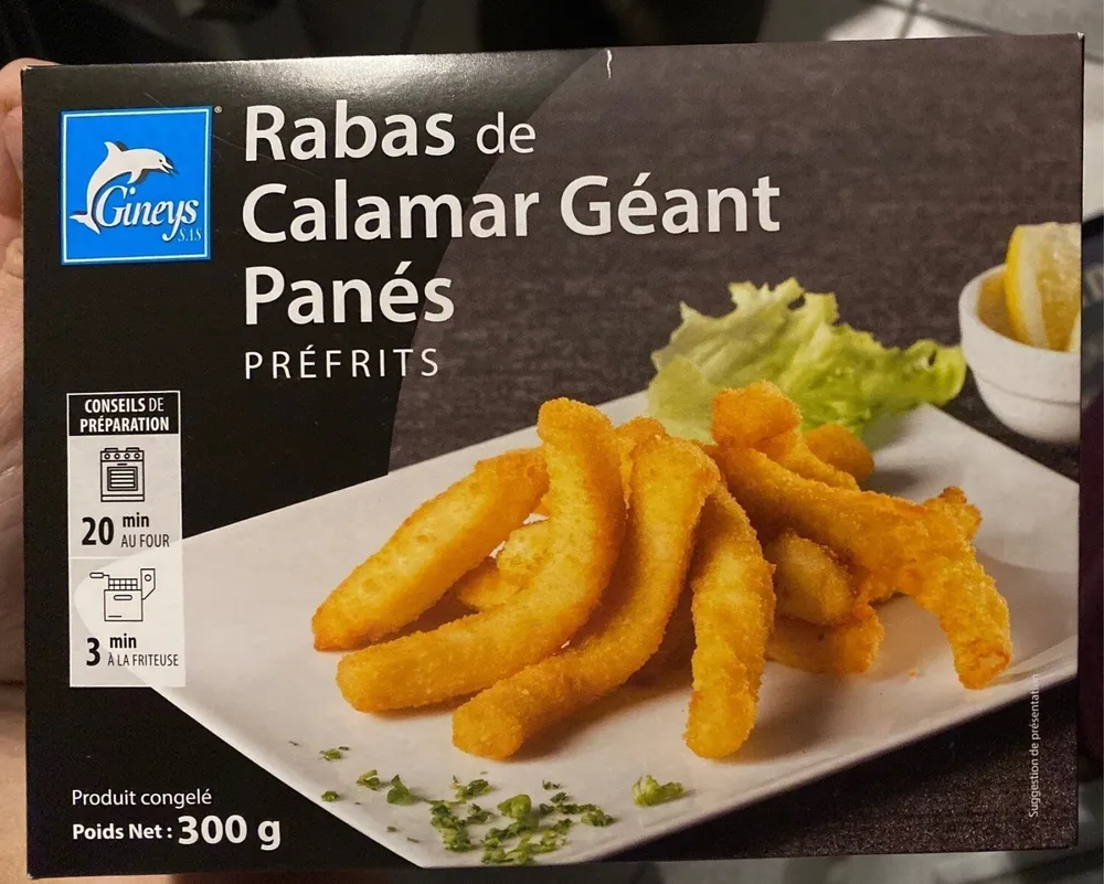 Rabas de calamar géant panés