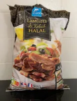 Lamelle de kebab hallal