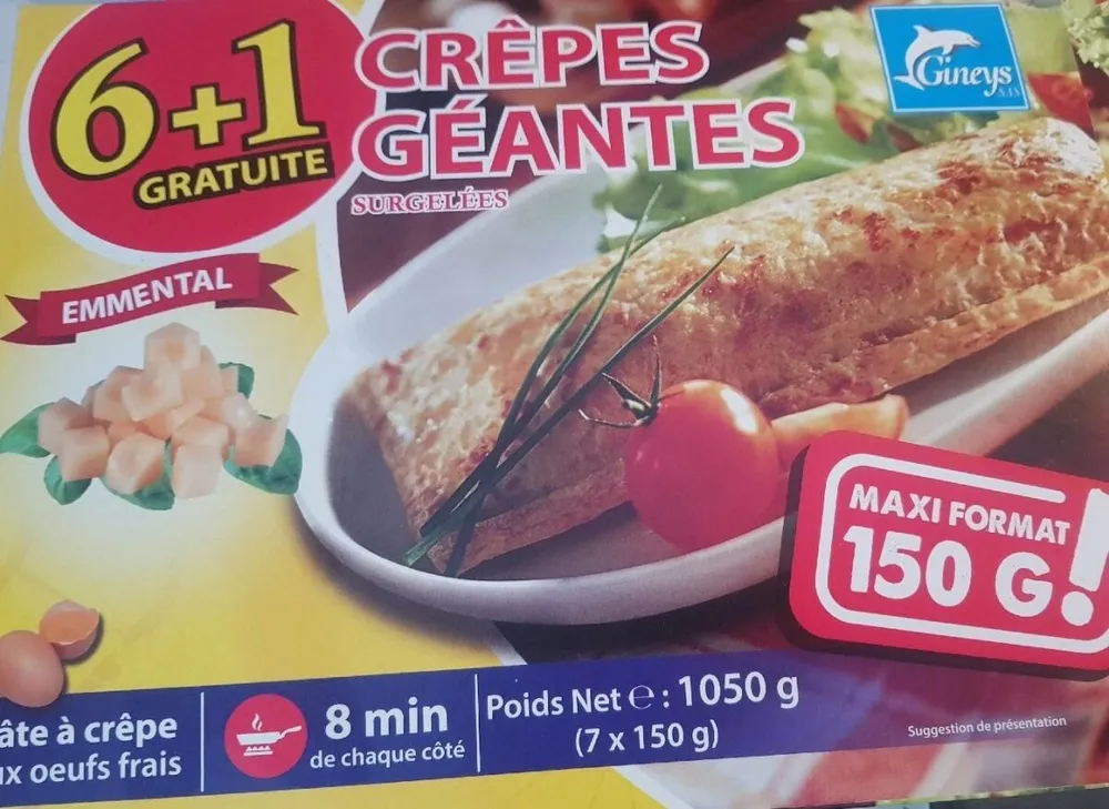 Crêpes géantes