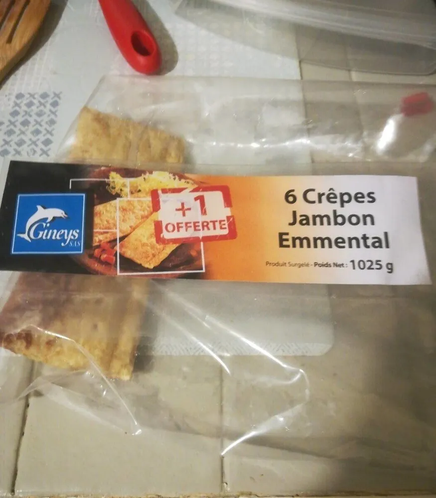 Crêpes jambon emmental
