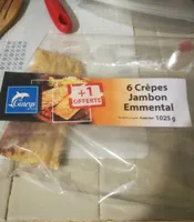 Crêpes jambon emmental