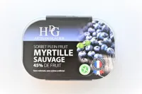 Sorbet myrtille sauvage