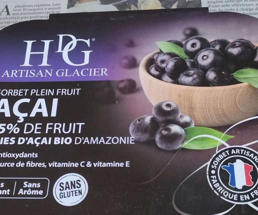 Sorbet acai