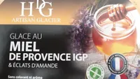 Glace au miel de Provence et éclats d'amandes