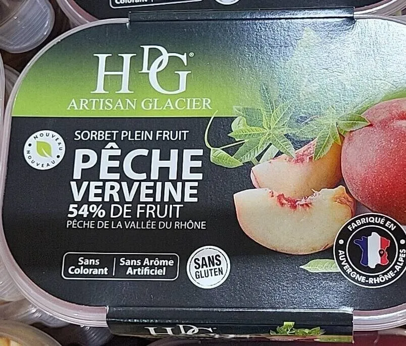 Sorbet peche verveine