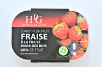 Sorbet fraise mara des bois