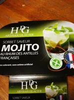 Sorbet saveur mojito
