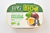 Sorbet plein fruit FRUIT DE LA PASSION BIO, 40% de fruit