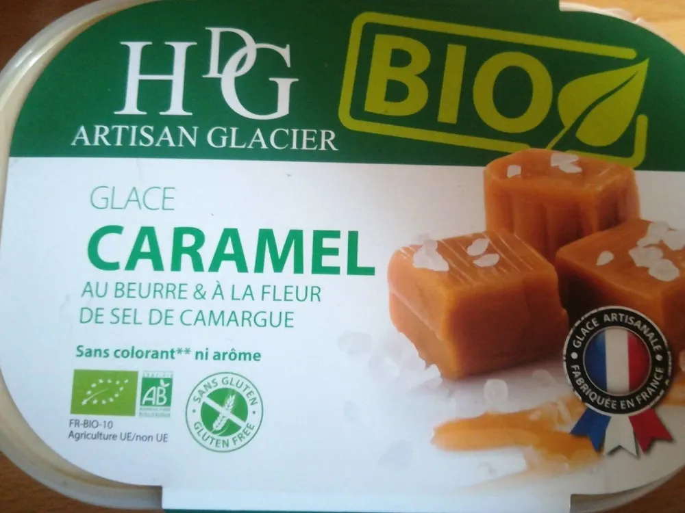 Glace caramel