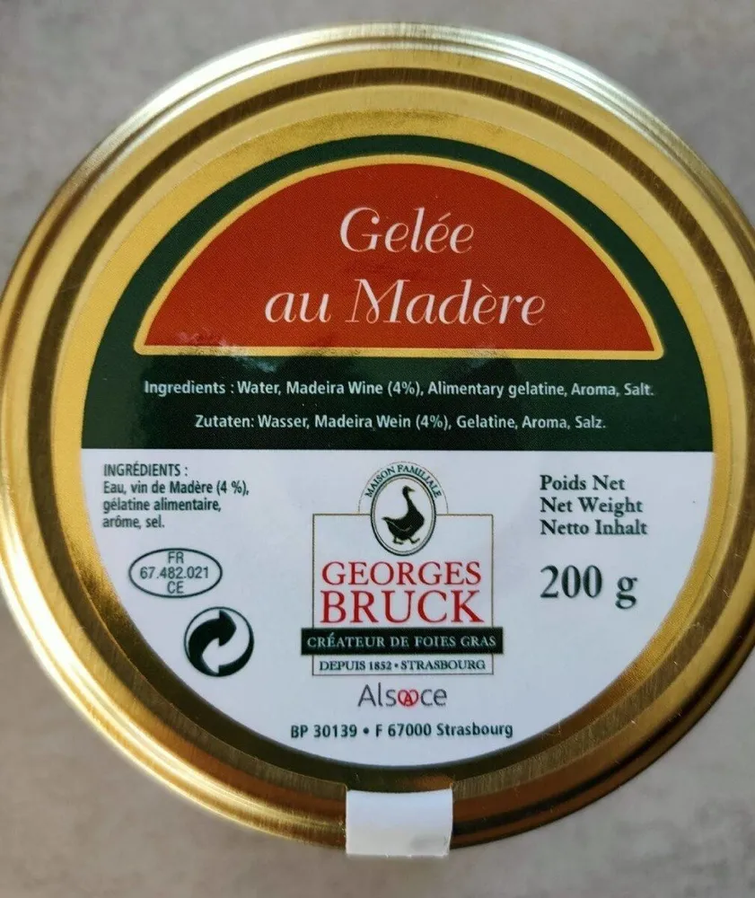 Gelée au Madère