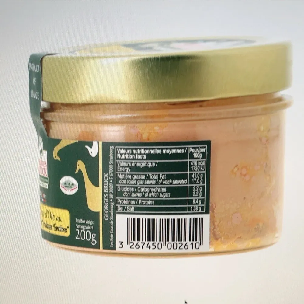 Foie gras d’oie au Gewurztraminer