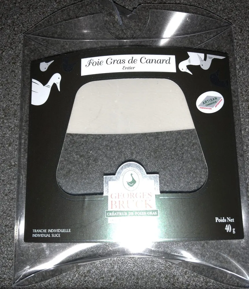 Tranche De Foie Gras De Canard Entier
