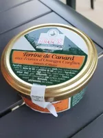 Terrine de canard aux écorces d'oranges confites