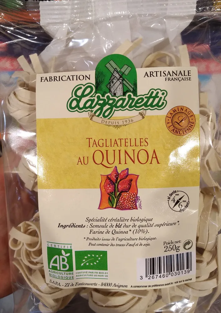 Tagliatelles au quinoa