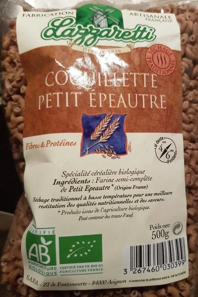 Coquillette petite épeautre