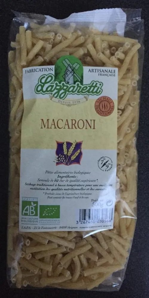 Macaronis blancs - 500g