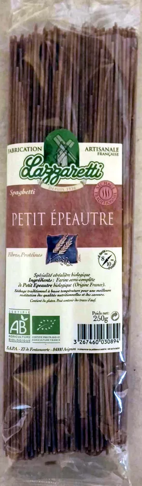 Spaghetti, Petit Épeautre