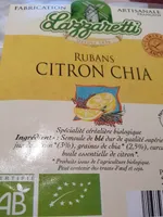 Rubans citron chia