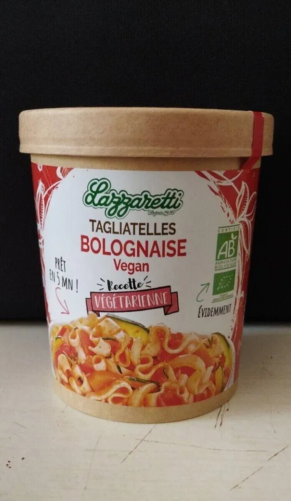 Tafliatelles BOLOGNAISE Vegan