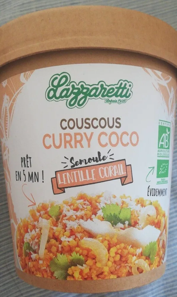 Couscous curry Coco