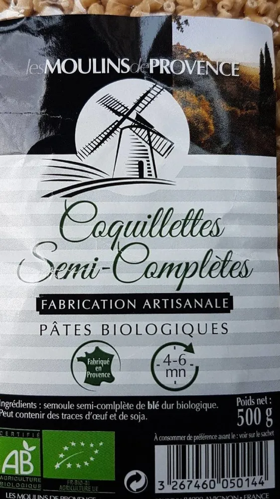 Coquillettes semi complètes