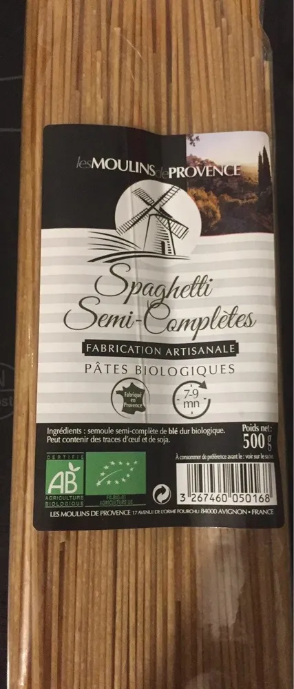 Spaghetti semi-complètes bio