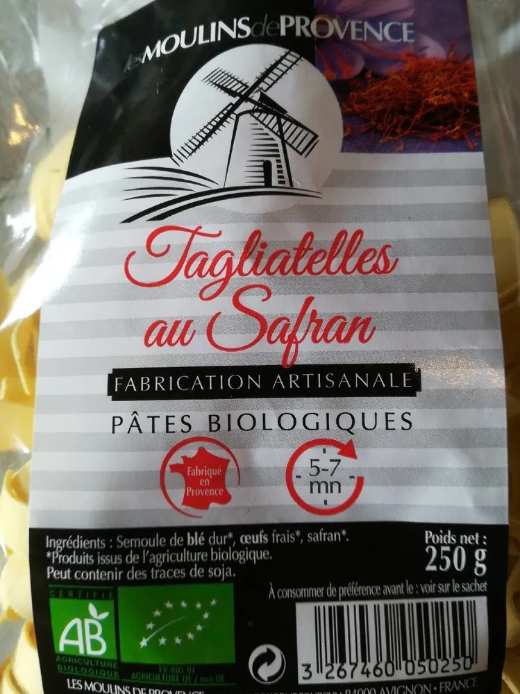 Tagliatelles au safran