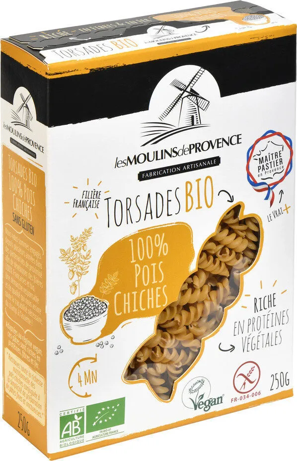 Torsades bio 100% Pois Chiches
