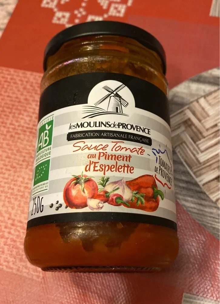 Sauce Tomate au Piment d'Espelette