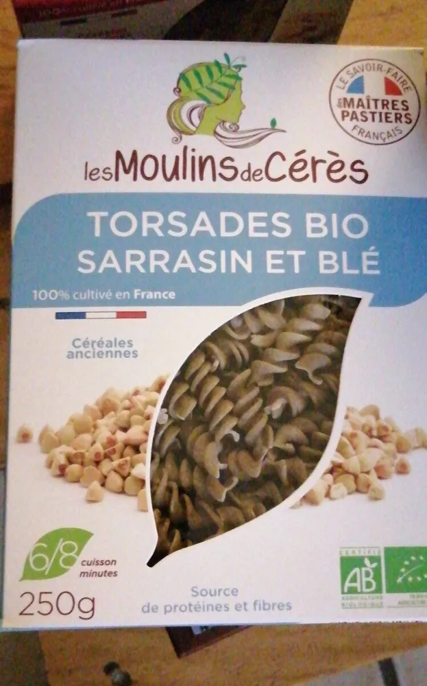 Torsades Bio sarrasin et blé