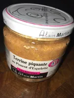 Alain Martin terrine piquante au piment d'espelettes