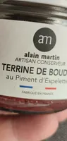Terrine de boudin au piment d Espelette