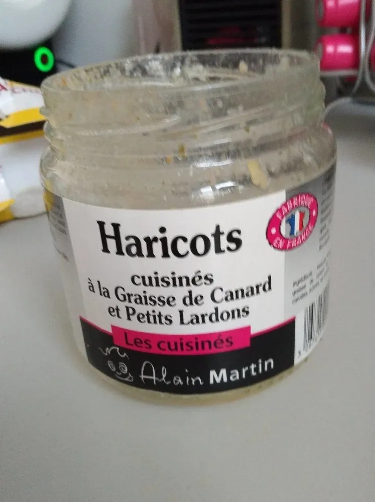 Haricots cuisinés