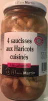 4 saucisses aux Haricots cuisinés