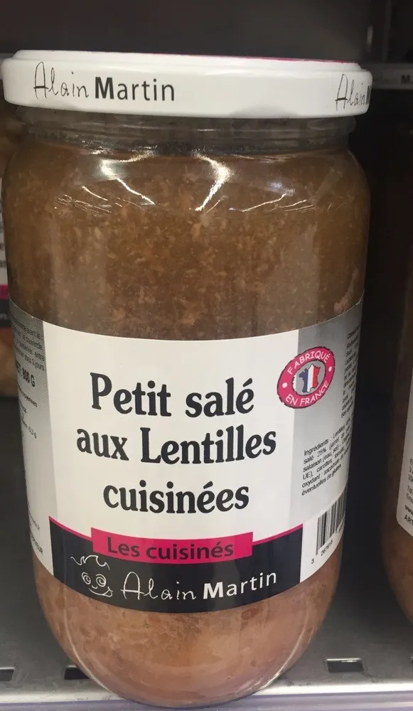 Petit salé aux lentilles