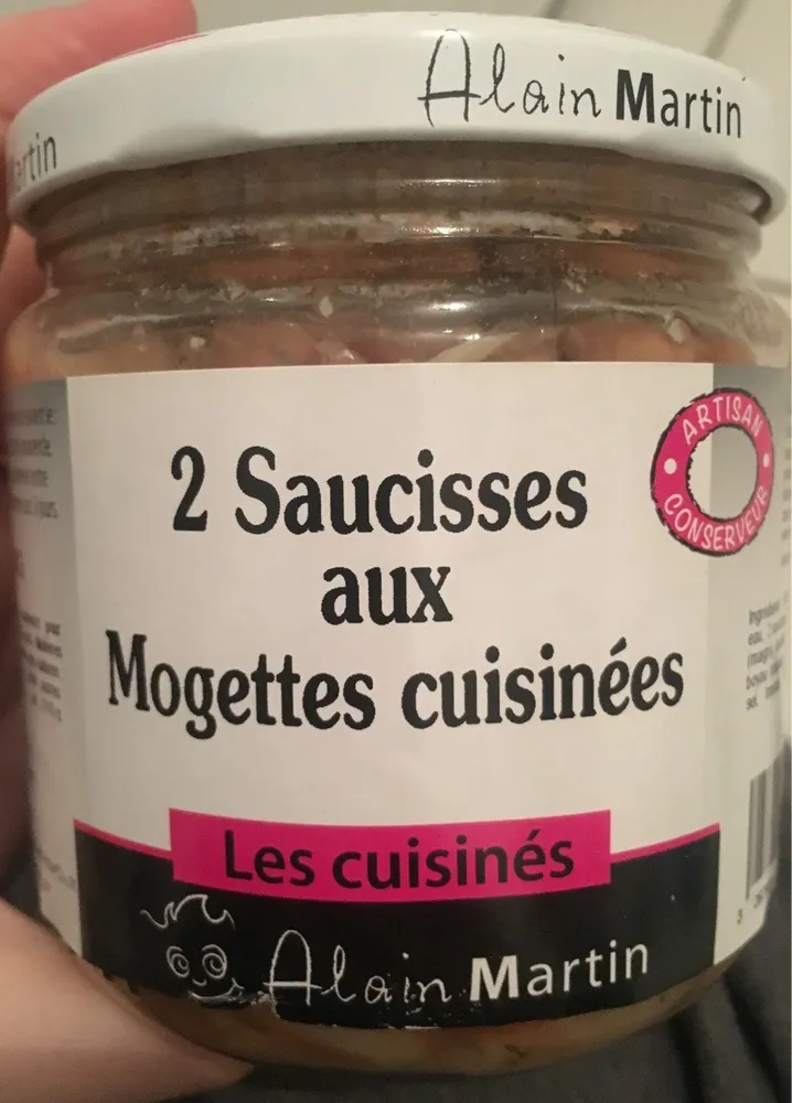2 Saucisses aux Mogettes cuisinées