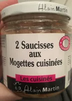 2 Saucisses aux Mogettes cuisinées