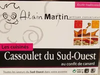 Alain Martin confit de canard aux lentilles