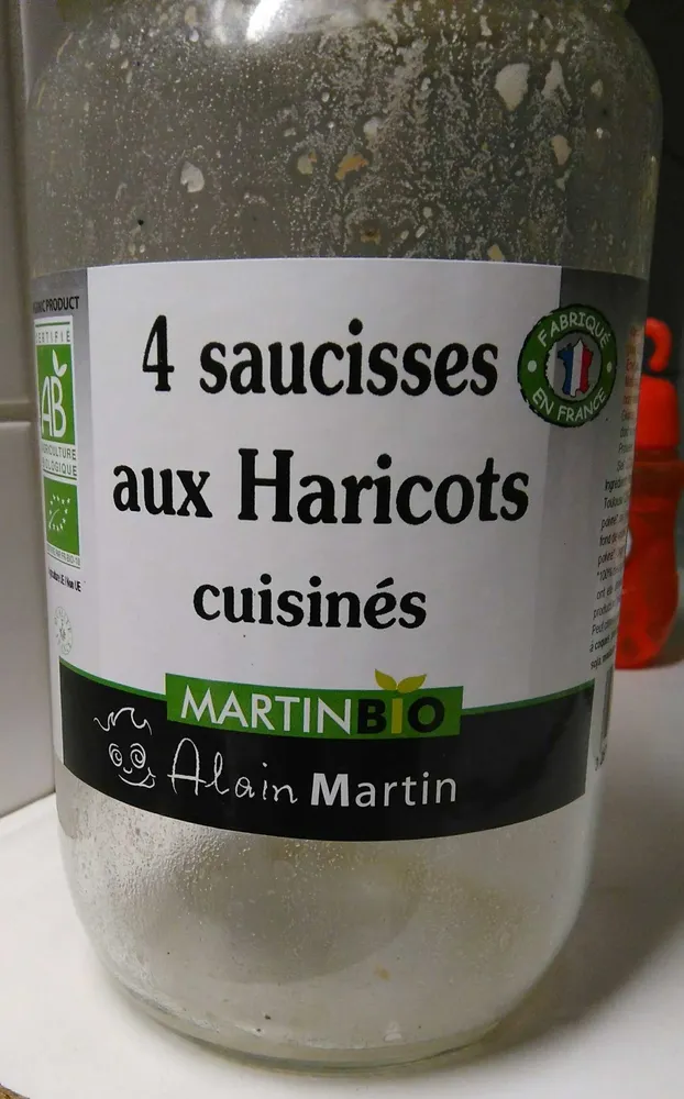 4 saucisses aux Haricots cuisinés
