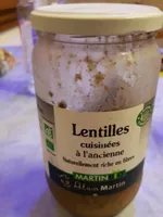 Lentilles cuisinées à l'ancienne bio