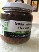Lentilles cuisinées à l'ancienne
